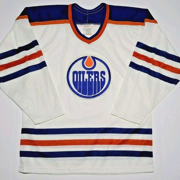 Vintage CCM Edmonton Oilers Jersey Maska NHL - Picture 1 of 5